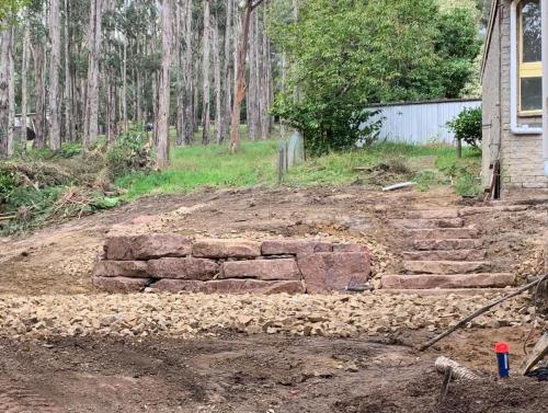 Mudstone rock wall